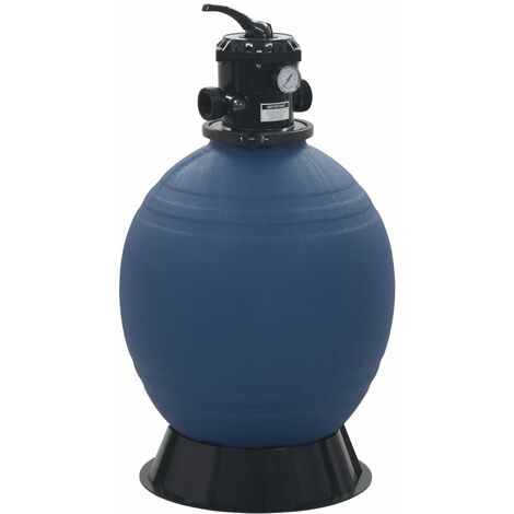 Pool Sand Filter with 6 Position Valve Blue 560 mm38718-Serial number