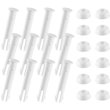 Pack of 12 plastic pins and rubber pool seal joints)