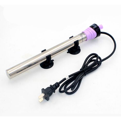 Aquarium Heater, Automatic Thermostat Radiator Submersible Anti-Explosion Heating Rod Fish Tank Water Heater with Suction Cups for Fish Tank (EU Plug 50W)
