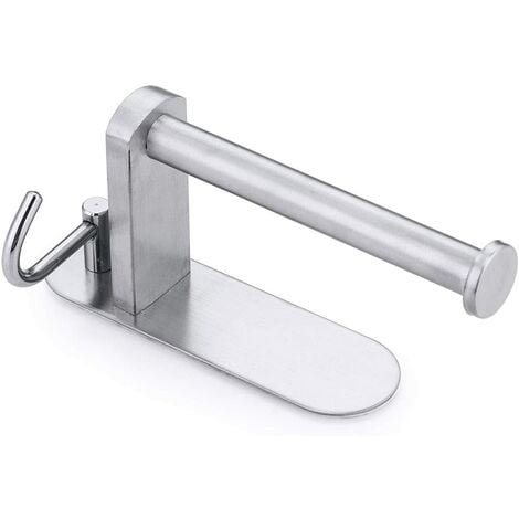 Toilet Paper Holder, Self-adhesive No Drilling Wall Paper Holder Toilet Paper Holder