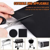 Barbecue barbecue barbecue carpet, barbecue cooking mats 400 * 500mm 5 rooms + 9 inch barbecue clip