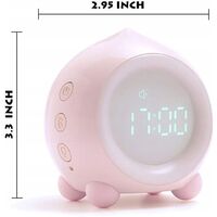 Little Alarm clock Nightby Kids Room Bed Beauty Audio Awakening Bluetooth Powder-