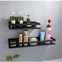 Towel rack Shelf kitchen support Bathroom wall mount 40cm Bathroom accessories