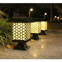Solar lamps for the garden Waterproof outdoor garden lamps for home lawn lamps for Villa Square model (colorful lights)