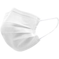Lot of 100 Medical Surgical Mask Protective Mask Disposable Mask Type I EN14683, BFE≥95%, 3 Plis Anesthesia Years Adult Disposable Mask (100 pieces white