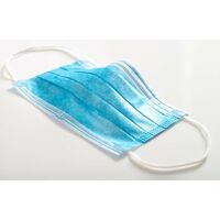 Lot of 100 Medical Surgical Mask Protective Mask Disposable Mask Type I EN14683, BFE≥95%, 3 Pls Anesthesia Years Kids Disposable Mask (100 pieces blue