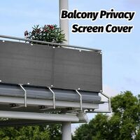 Privacy screen for balcony, solar protection, weather protection, balcony protection fence, Privacy screen for garden terrace, balcony porch fence, 0.35 x 1.97 "