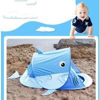 Children Popup Beach Sha Tent Kids Outdoor Double Play Hoe Pool Foldable Game Tent with Portable Playhoe Creative Infant Awning, Durable and Entertaining