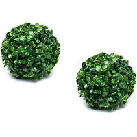 Artificial Grass Ball Milan 13 cm, Building Ball Guide, Topular Takraw Takraw Ball Ball, Interior and Outdoor Decoration for Wedding Party