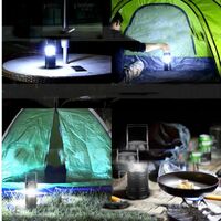 Solar camping light 18650 Outdoor USB Rechargeable Camping Light LED Portable Emergency Lamp