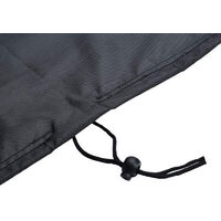Garden Swing Cover, Waterproof, Windproof, Anti-UV, Proof 600D Oxford Fabric Large Outdoor Garden Hammock Cover with Zips (140*66*91CM) -Black