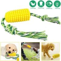Dog toy, dog toy chew up, chew toys for dogs, interactive toy latex dog, brush with dog in shape corn, indestructible dog toy, puppy toy that makes her teeth