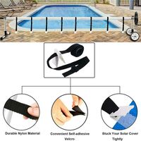 Universal Swimming Pool Cover Roller Attachment Straps Kit Outdoor Gear Swimming Belt for for Stationary Resistance Training/Endless Pool