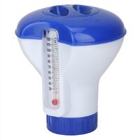 Chlorine Diffuser Swimming Pool with Thermometer, Automatic Floating Dispenser, Swimming Pool Chlorine Dispenser, Pool Chemical Dispenser, Pond, Spa