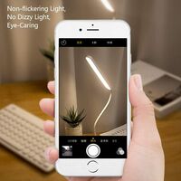 Rechargeable USB Wireless LED Desk Lamp USB Battery 1500mAh, Dimmable Touch Intensity 3 Colors Modes, Lamp Play Child Table Bedroom Bedroom