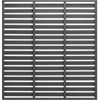 Fence Panel WPC 170x180 cm Grey7197-Serial number