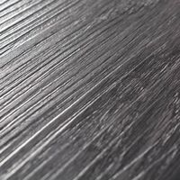 Self-adhesive PVC Flooring Planks 5.02 m虏 2 mm Black and White10741-Serial number