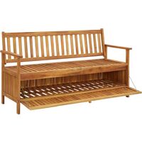 Garden Storage Bench 148 cm Solid Acacia Wood23151-Serial number