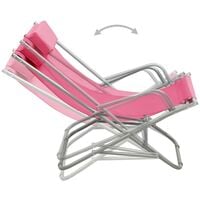 Rocking Chairs 2 pcs Steel Pink23180-Serial number