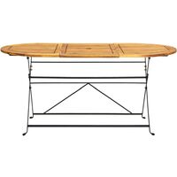 Garden Table 160x85x74 cm Solid Acacia Wood Oval24516-Serial number