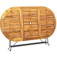 Garden Table 160x85x74 cm Solid Acacia Wood Oval24516-Serial number