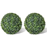 Boxwood Ball Artificial Leaf Topiary Ball 35 cm 2 pcs28754-Serial number