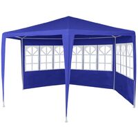 Marquee with 6 Side Walls Blue 2x2 m29768-Serial number