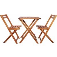 3 Piece Folding Bistro Set Solid Acacia Wood31278-Serial number