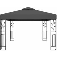Gazebo with Double Roof 3x4m Anthracite33454-Serial number