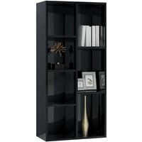 Book Cabinet High Gloss Black 50x25x106 cm Chipboard35993-Serial number