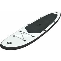 Inflatable Stand Up Paddleboard Set Black and White39293-Serial number