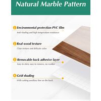Thicken Waterproof Wooden Grain Wallpaper Vinyl Self Adhesive Paper For Living Room Room Walls Counter DIY and Furniture Cabinets Shelf Lining Kitchen Wooden Wallpaper