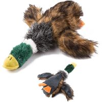 Dog toy, tough duck plush toy, interactive toy of dental chewing with sound (form of colvert)