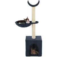 Cat Tree with Sisal Scratching Posts 105 cm Blue8314-Serial number
