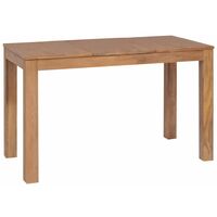 Dining Table Solid Teak Wood with Natural Finish 120x60x76 cm11623-Serial number