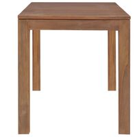 Dining Table Solid Teak Wood with Natural Finish 120x60x76 cm11623-Serial number