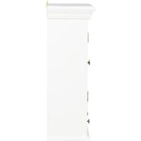 Wall Cabinet White 49x22x59 cm Solid Wood14851-Serial number