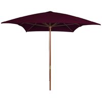 Outdoor Parasol with Wooden Pole Bordeaux Red 200x300 cm24700-Serial number