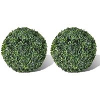 Boxwood Ball Artificial Leaf Topiary Ball 27 cm 2 pcs28753-Serial number