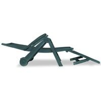 Sun Lounger with Footrest Plastic Green31050-Serial number