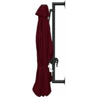 Wall-Mounted Parasol with Metal Pole 300 cm Burgundy33110-Serial number