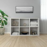 Book Cabinet/Sideboard White 66x30x97.8 cm Chipboard35305-Serial number