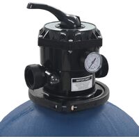 Pool Sand Filter with 6 Position Valve Blue 560 mm38718-Serial number