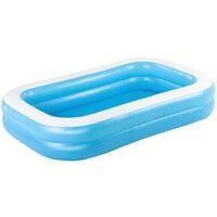 Bestway Family Rectangular Inflatable Pool 262x175x51cm Blue and White38949-Serial number
