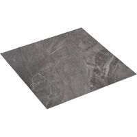 Self-adhesive PVC Flooring Planks 5.11 m虏 Black with Pattern5202-Serial number