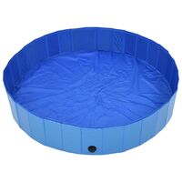 Foldable Dog Swimming Pool Blue 160x30 cm PVC8455-Serial number
