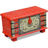Storage Chest Red Mango Wood 80x40x45 cm10051-Serial number