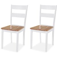 Dining Set 3 Pieces MDF and Rubberwood White13618-Serial number