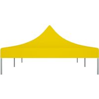 Party Tent Roof 6x3 m Yellow 270 g/m虏25148-Serial number