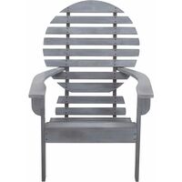 Adirondack Chair Solid Acacia Wood Grey32587-Serial number